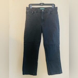 Lauren Ralph Lauren Women’s Black Classic Straight  Jeans Size 12